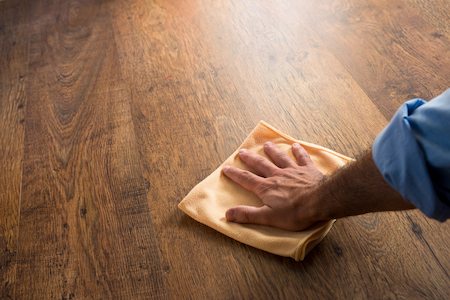 Hardwood Floor Buffing