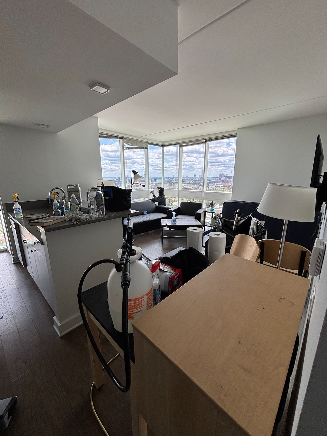 Common-Area-Kitchen-Turnover-Cleaning-at-The-Nest-Temple-University-Philadelphia-PA 1